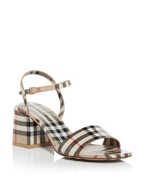 burberry sandals outlet|burberry block heel sandals.